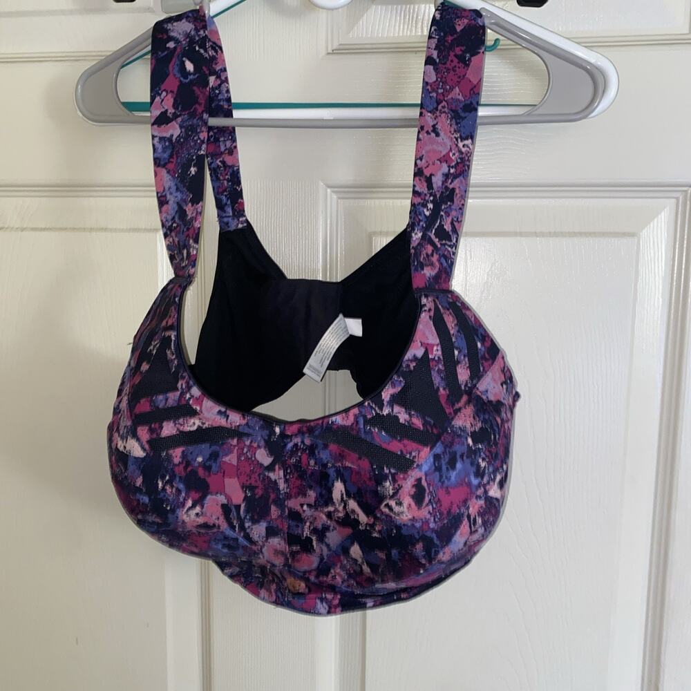 Lane Bryant Livi Active Max Support Underwire 44DDD Bra Galaxy Nebula Print